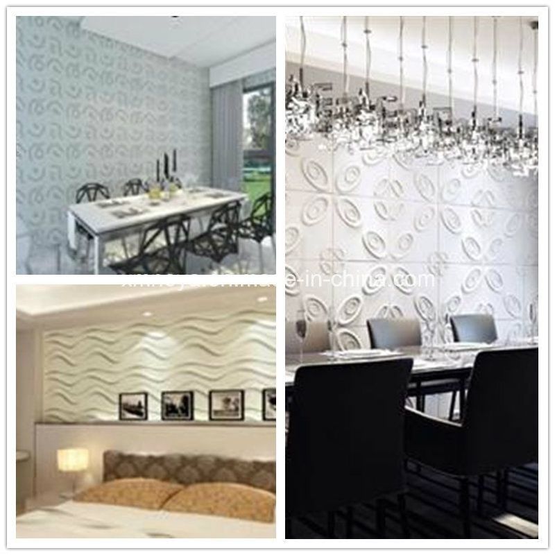 Square Edge Acoustic Sound Insulation 3D Wall Diffusing Panel for Eco-Friendly Decor