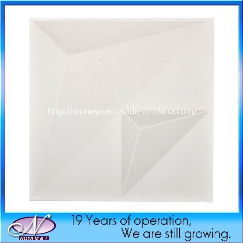 Opal White Acoustic Sound 3D Decorative Panel for Interior Wall Cladding Modern Style