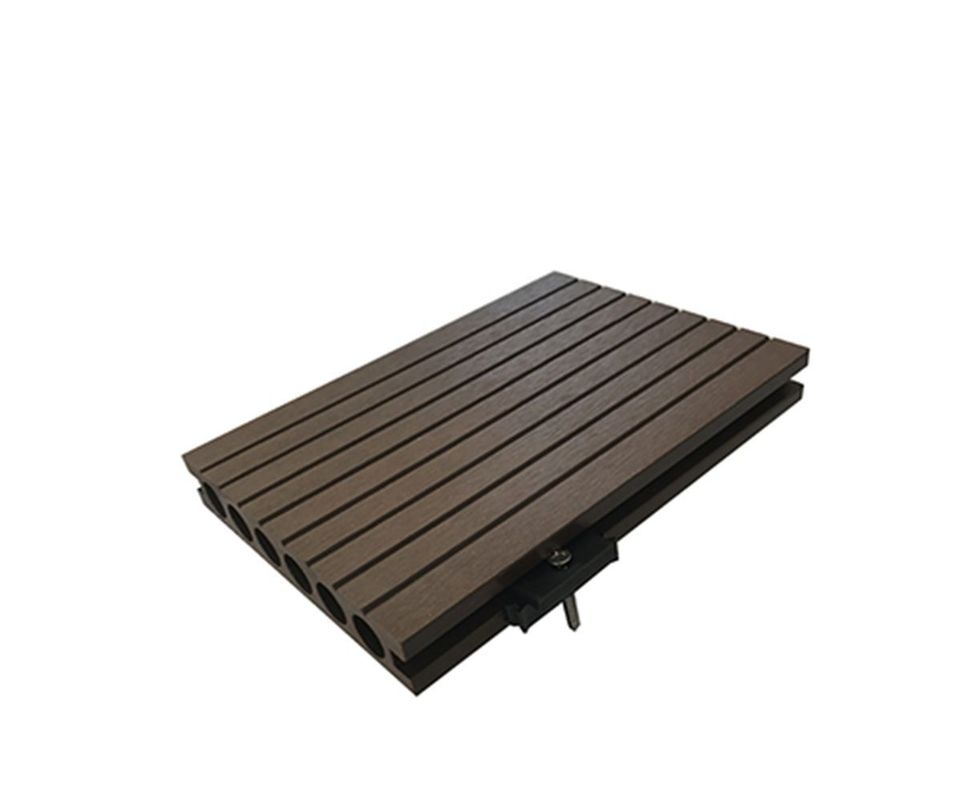 Water Absorption Rate 2.5% Customized Synthetic WPC Decking for Engineering Flooring