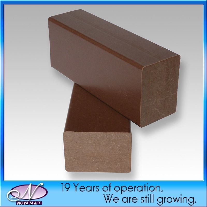 Wood Grain Pattern Synthetic WPC Flooring Material for Customized Decking and Flooring