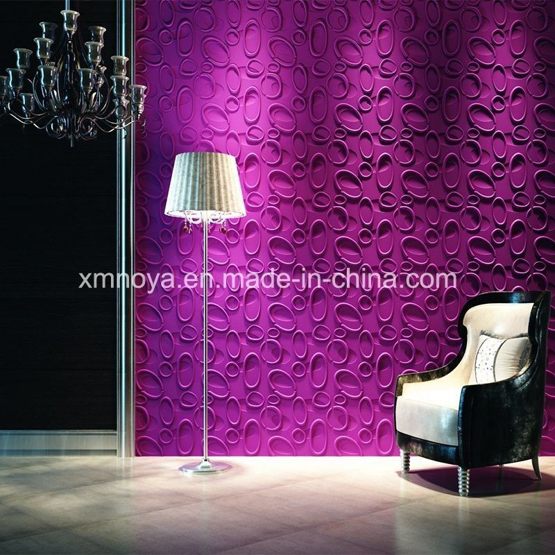3D PVC Wall Panel for Interior Decoration in Photo Studio Customized 500mmx500mm Size