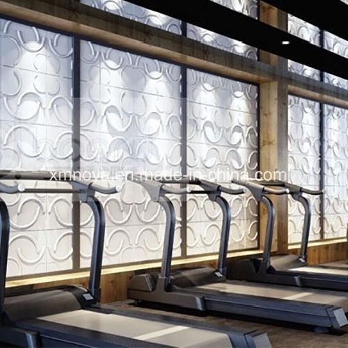 3D Panel Eco-Friendly E0 Acoustic Sound Insulation Wall Board for Gym Decorative Style