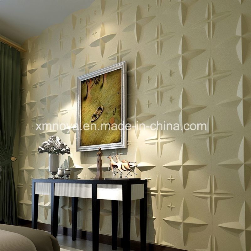 Modern Decorative Acoustic Soundproof 3D Walls Panels 500mmx500mm for Customized