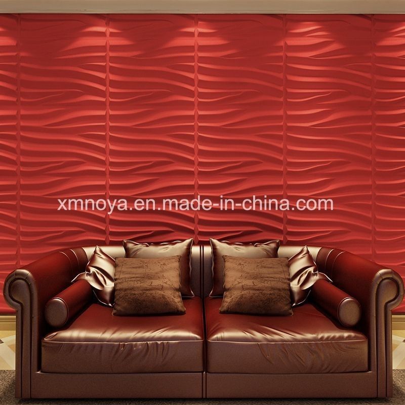Home Decoration 3D Board Eco-Friendly Acoustic Sound PVC Wall Panel Customized Design