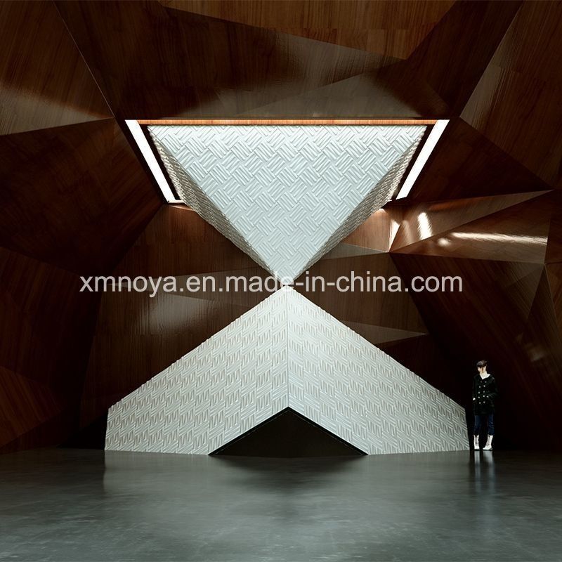 Parlor Usage 500mmx500mm Art Modern Fireproof Bass Traps 3D Board for Building Design