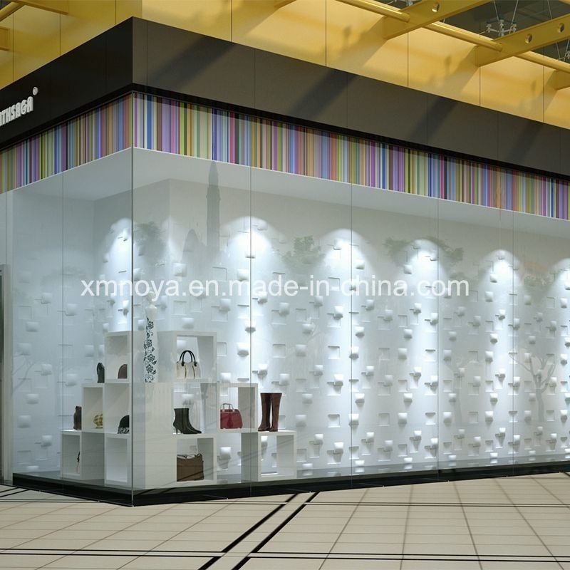 Modern  Store Partitions Decoration Fireproof 3D Wall Panel with B1 Grade