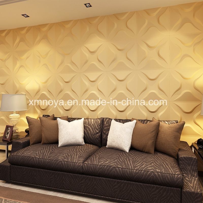 Acoustic Insulation 3D Panel for Living Room Decoration in Bedroom 500mmx500mm
