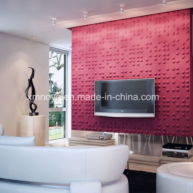 Acoustic Decorative 3D Wall Board 460mm*460mm Size for TV Background in Living Room