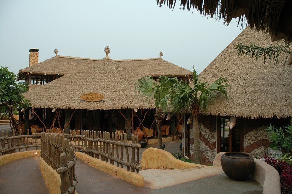 Artificial Synthetic Simulation Thatch Roof Material for Thatched Roof 500*500mm Size