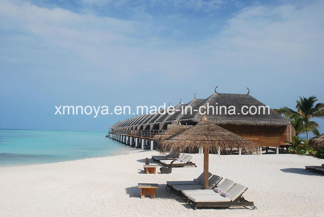 Plain African Thatched Roofing Tile 500*500mm Artificial Synthetic Thatch Roof for Seaside