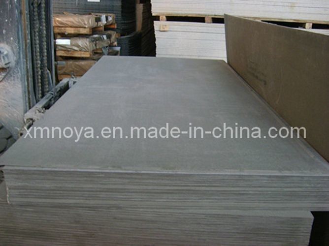 Customized High Density Asbestos Free Fire Proof Cement Board in Gray and Light Yellow