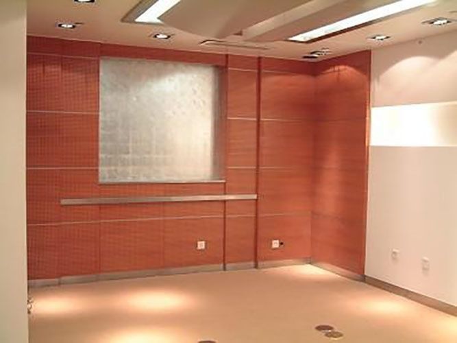 600*600 Square Edge Fireproof Acoustic Wooden MDF Wall Panel for Interior Decoration