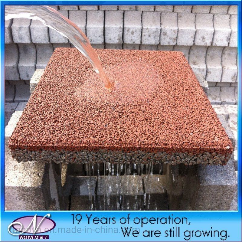 Repeated Ceramic Water Permeable Brick Paver for Driveway and Walkway AAA Grade Class