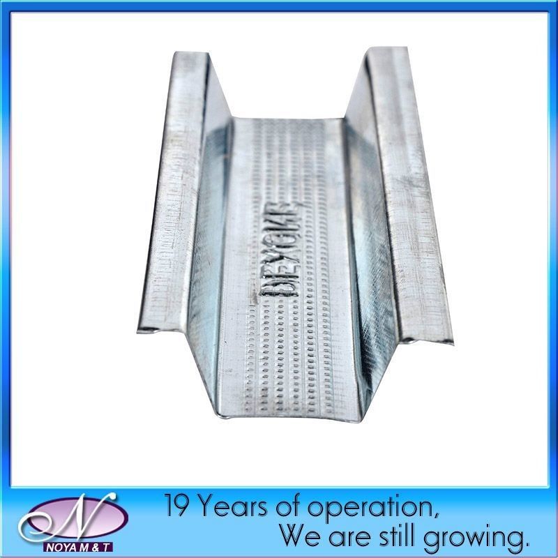Main Channel Galvanized Steel Profile with 25mm/29mm/32mm/40mm Height and U-Type Design