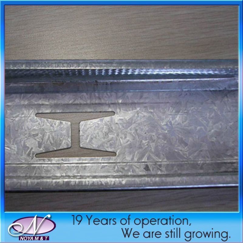 52mm/72mm/75mm/100mm/148mm Metal Stainless Steel Main Channel for Wall or Ceiling System