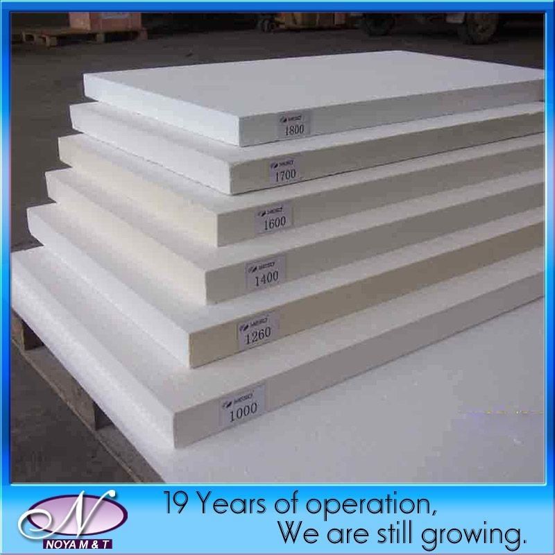 Thermal Conductivity 0.012-0.018W/M K 25 High Temperature Furnace Ceramic Fiber Wool Board